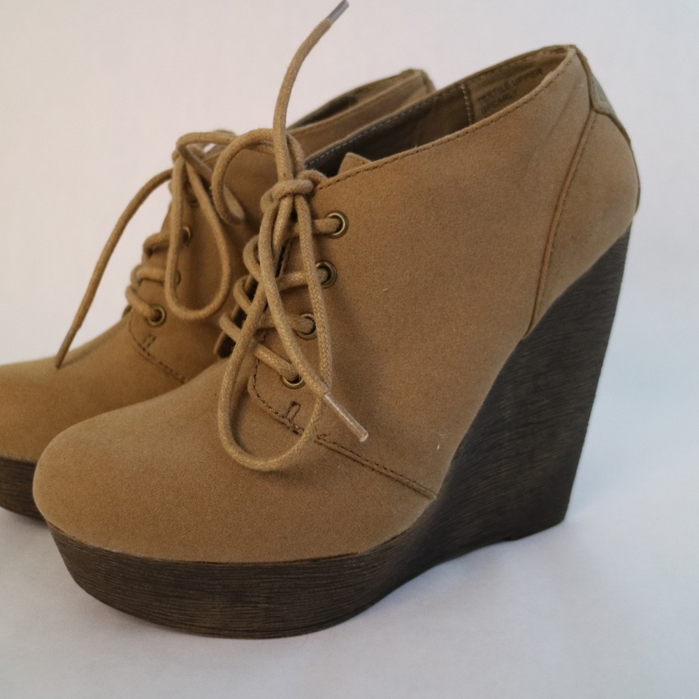 Guess Carly Ankle Booties in Taupe